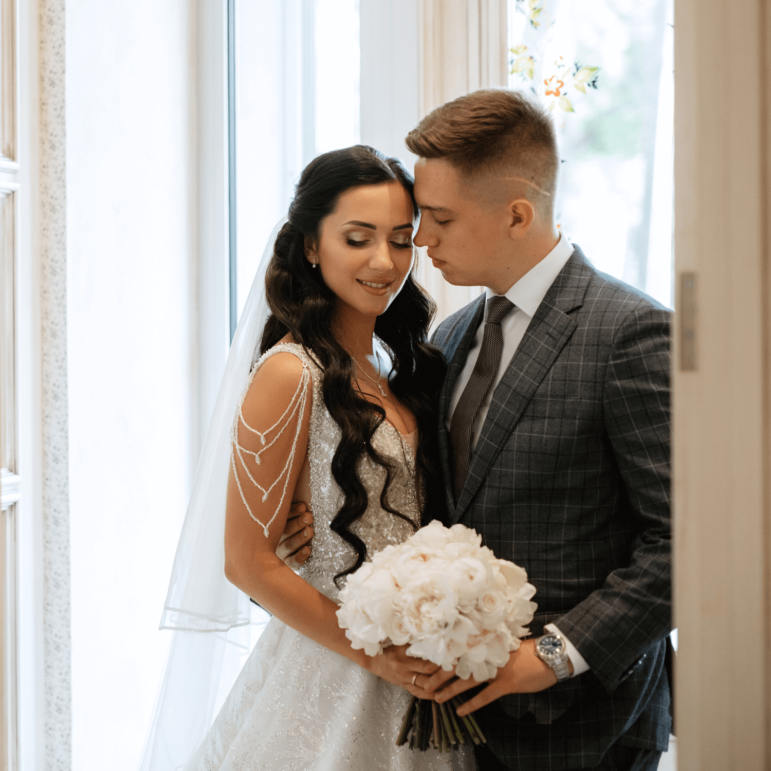 Danielle and Marcus at their wedding