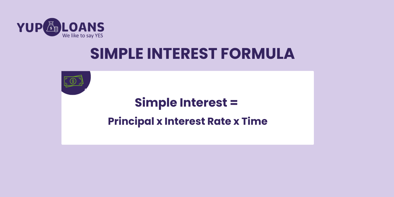 Text: Simple Interest Formula
Simple Interest = Principal × Interest Rate × Time

Formula to support 'How does interest work on a personal loan?'