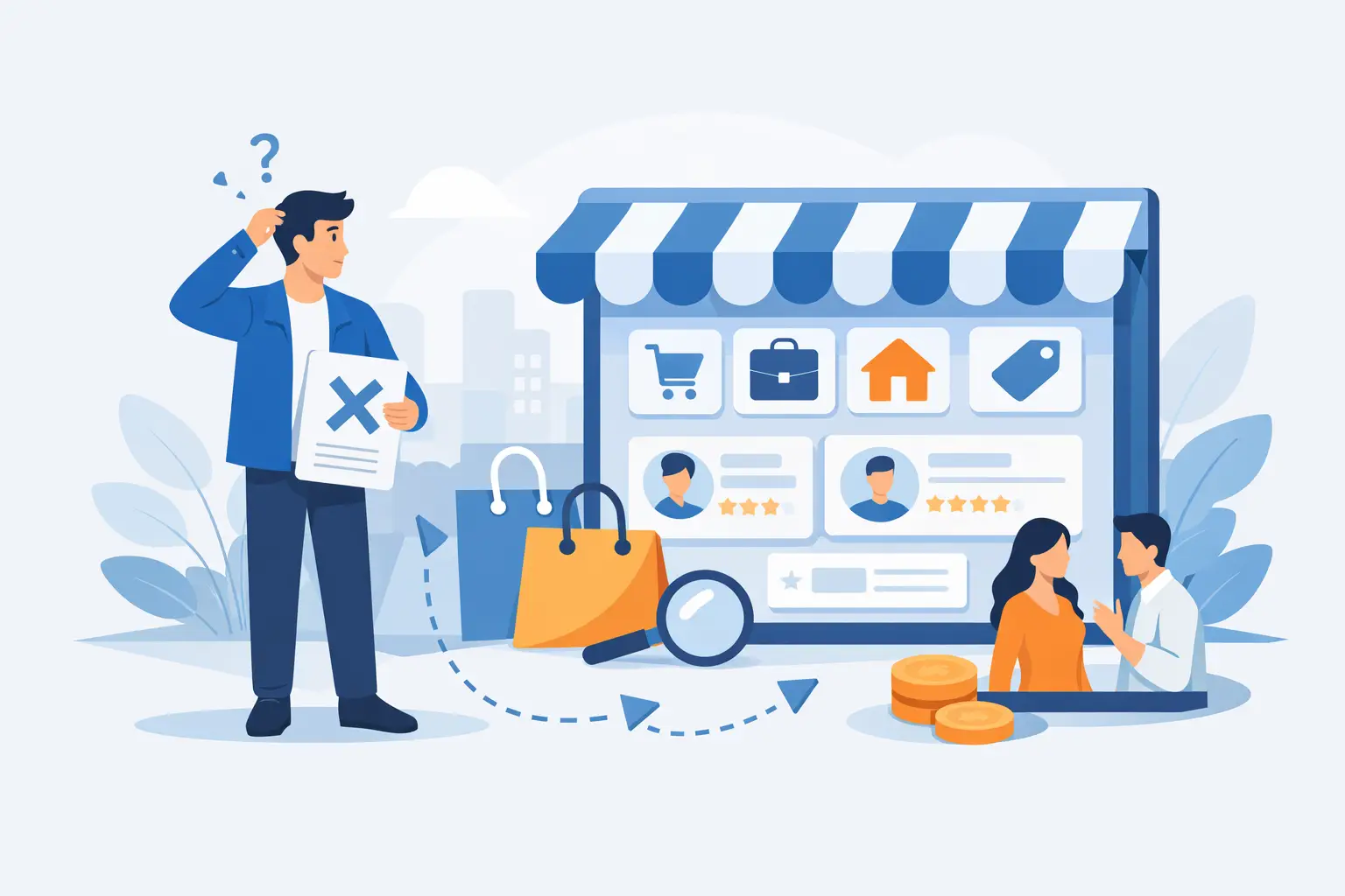 Can Rejected Applicants Try a Marketplace?
