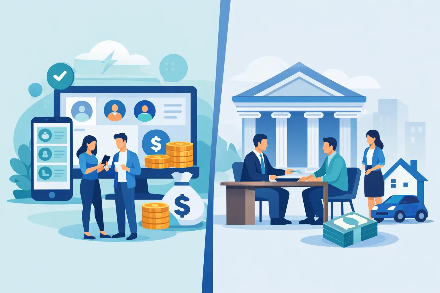 Lender Marketplace vs Bank Loans for Fast Cash